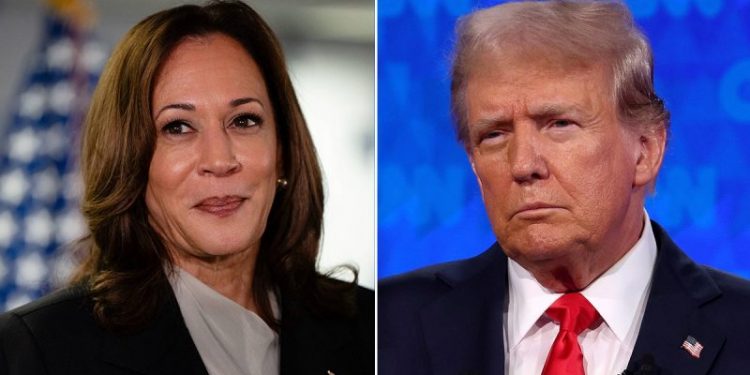 Harris, Trump favorability ratings are on the rise among American voters, poll finds