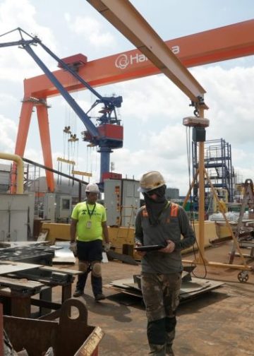 A flagging U.S. industry looks for new life in a Philadelphia shipyard